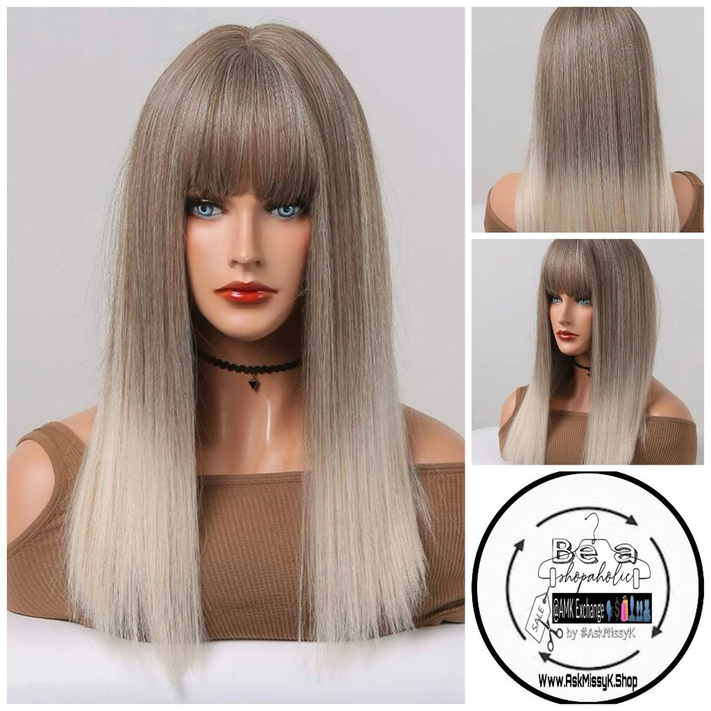BELLADONNA | Ombre Supermodel Bob  in Toasted Coconut Macaroon
